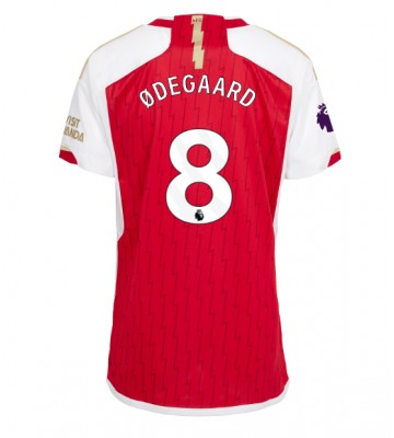 Arsenal Martin Odegaard #8 Domácí Dres pro Dámy 2023-24 Krátkým Rukávem
